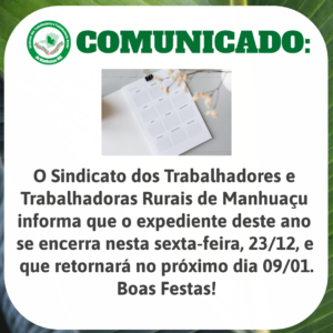 Comunicado Sindicato